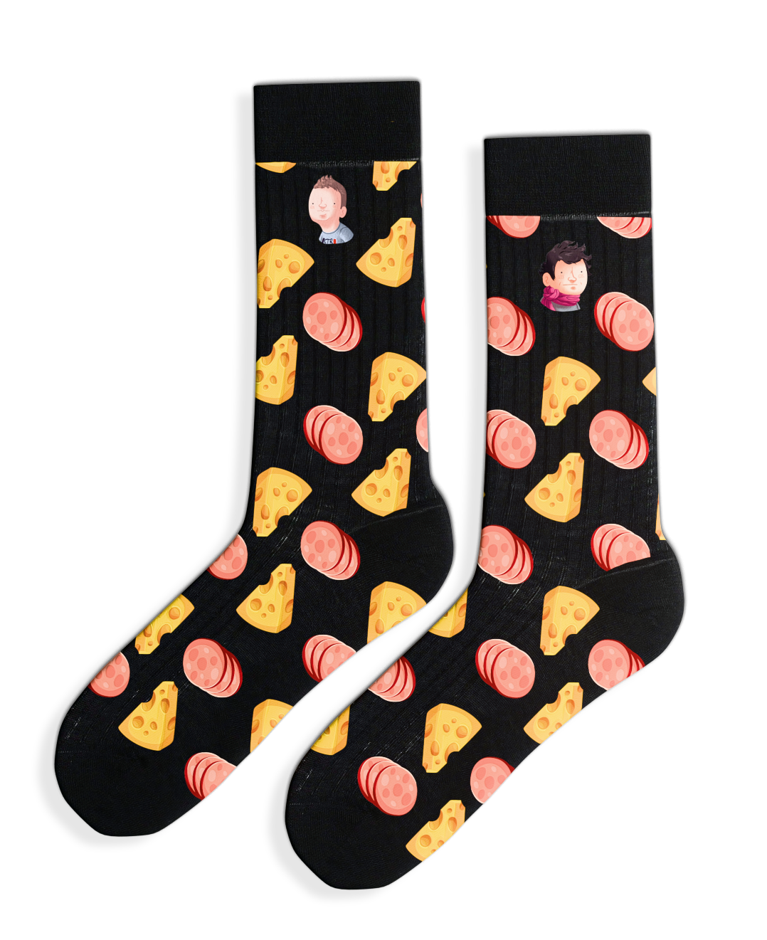 Chaussettes Fromage & Charcuterie